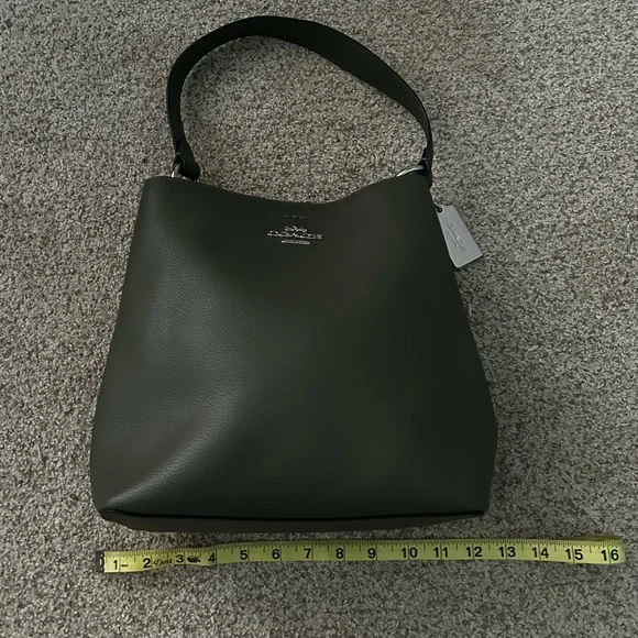 COACH Mollie Town Olive Bucket Bag - Picture 12 of 13